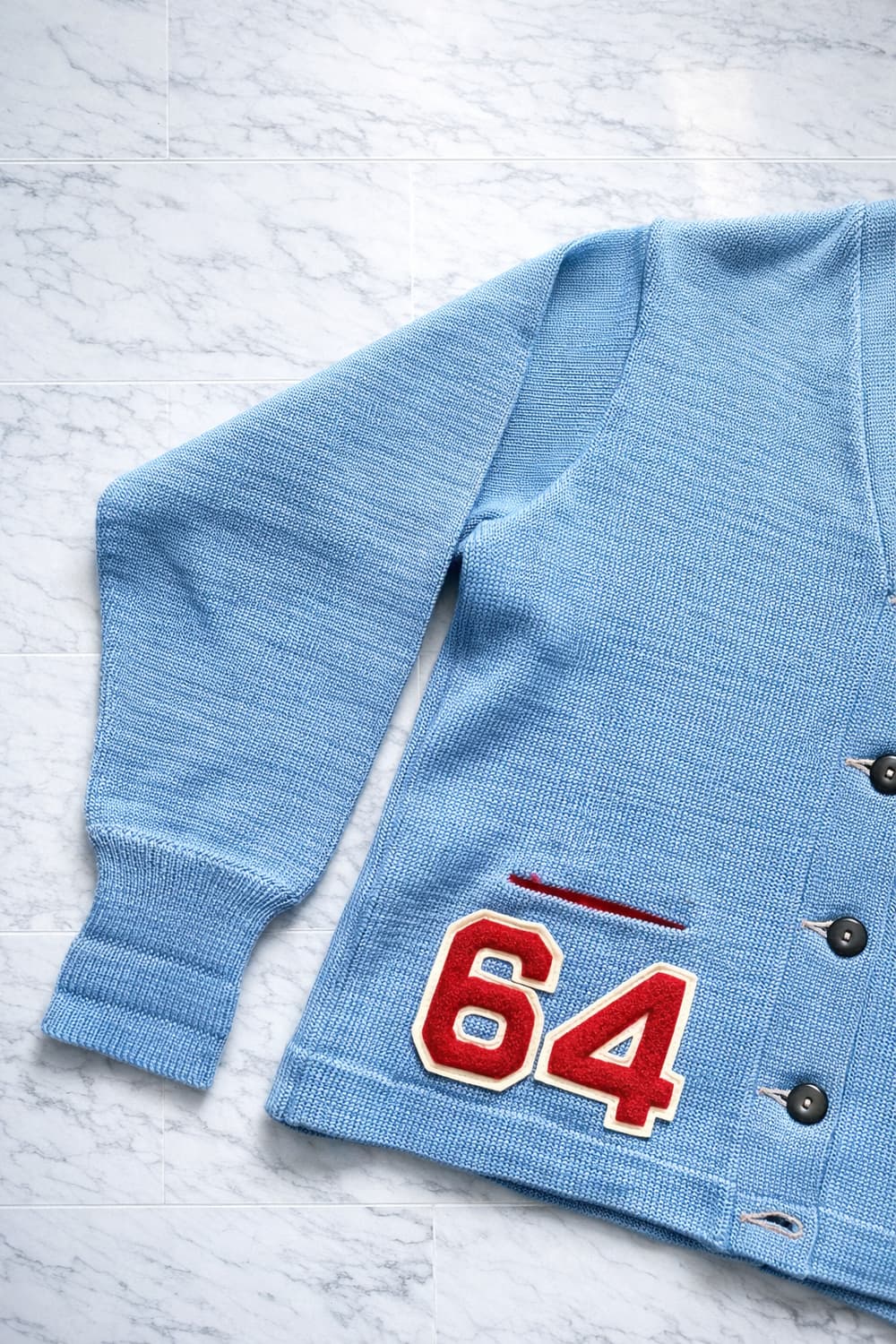 60's Lasley Knitting Co. 레터맨 가디건 100 상품이미지3