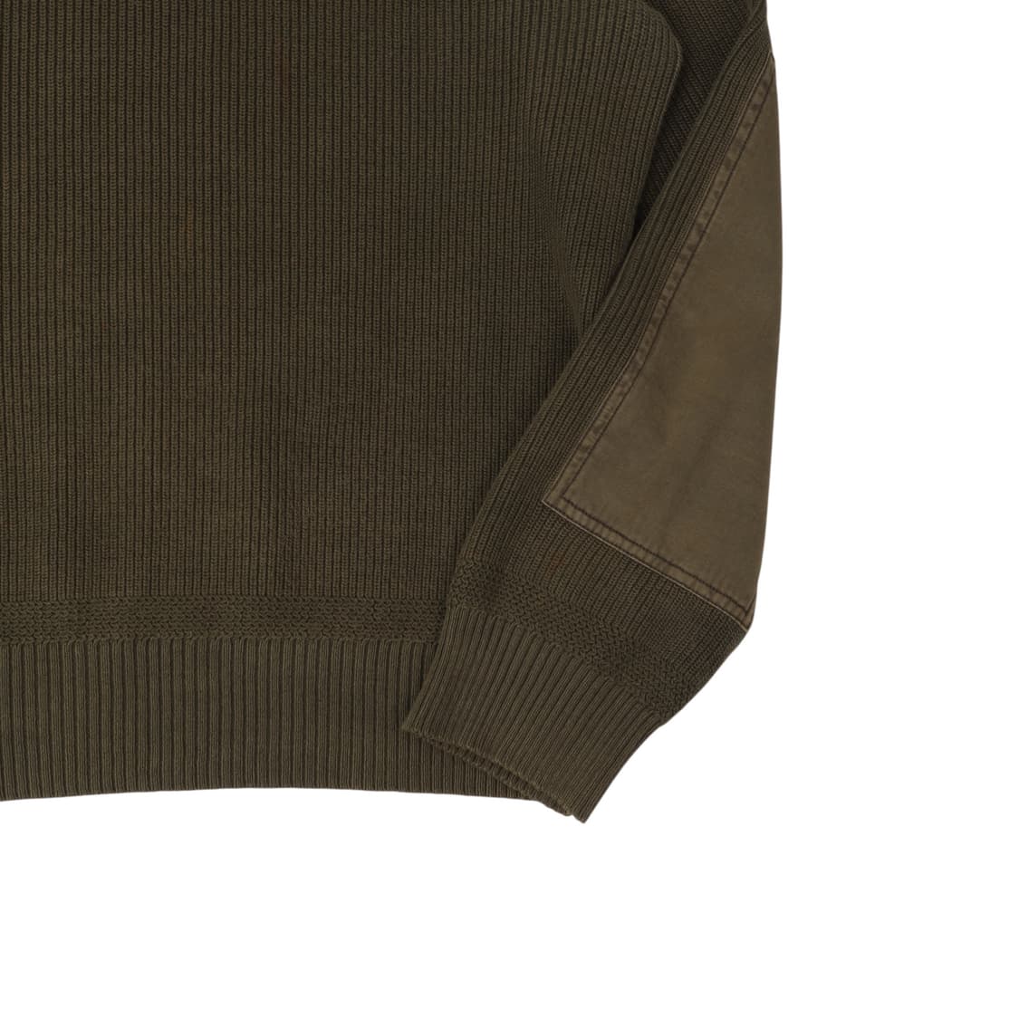 폴로 랄프로렌 카키 army 엘보 패치 버튼넥 니트 상품이미지5