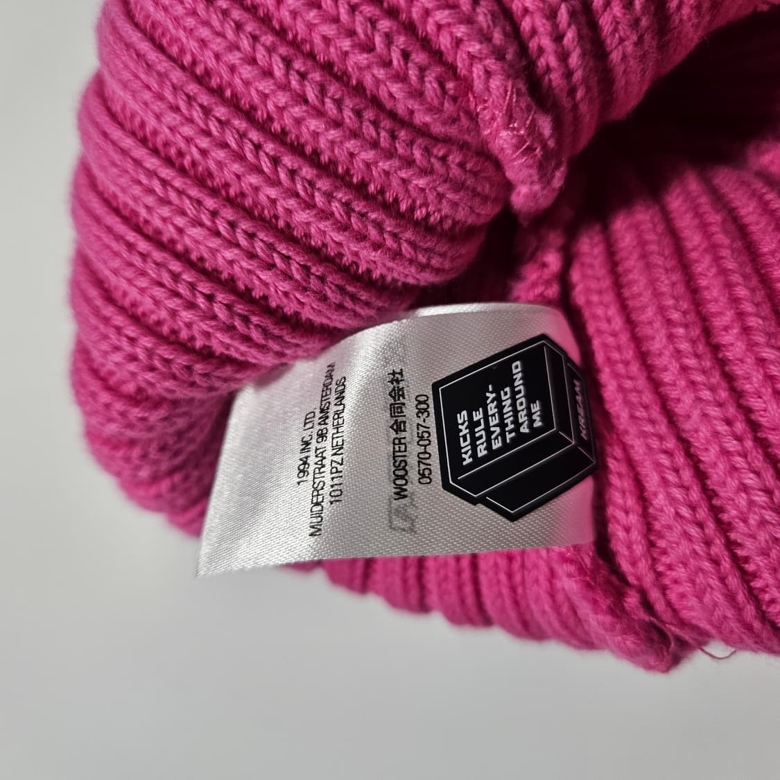 슈프림 오버다이드 비니 핑크 상품이미지4