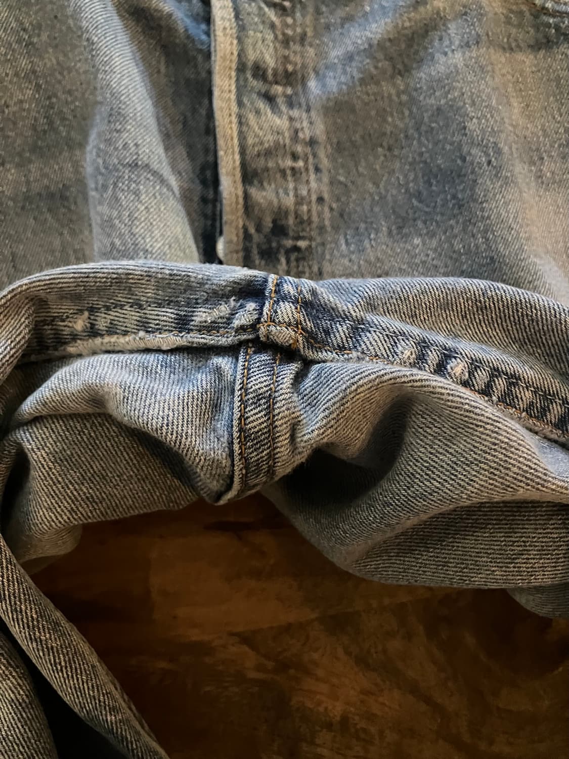 90s USA 빈티지 리바이스 501 데님 팬츠 빅사이즈 상품이미지8