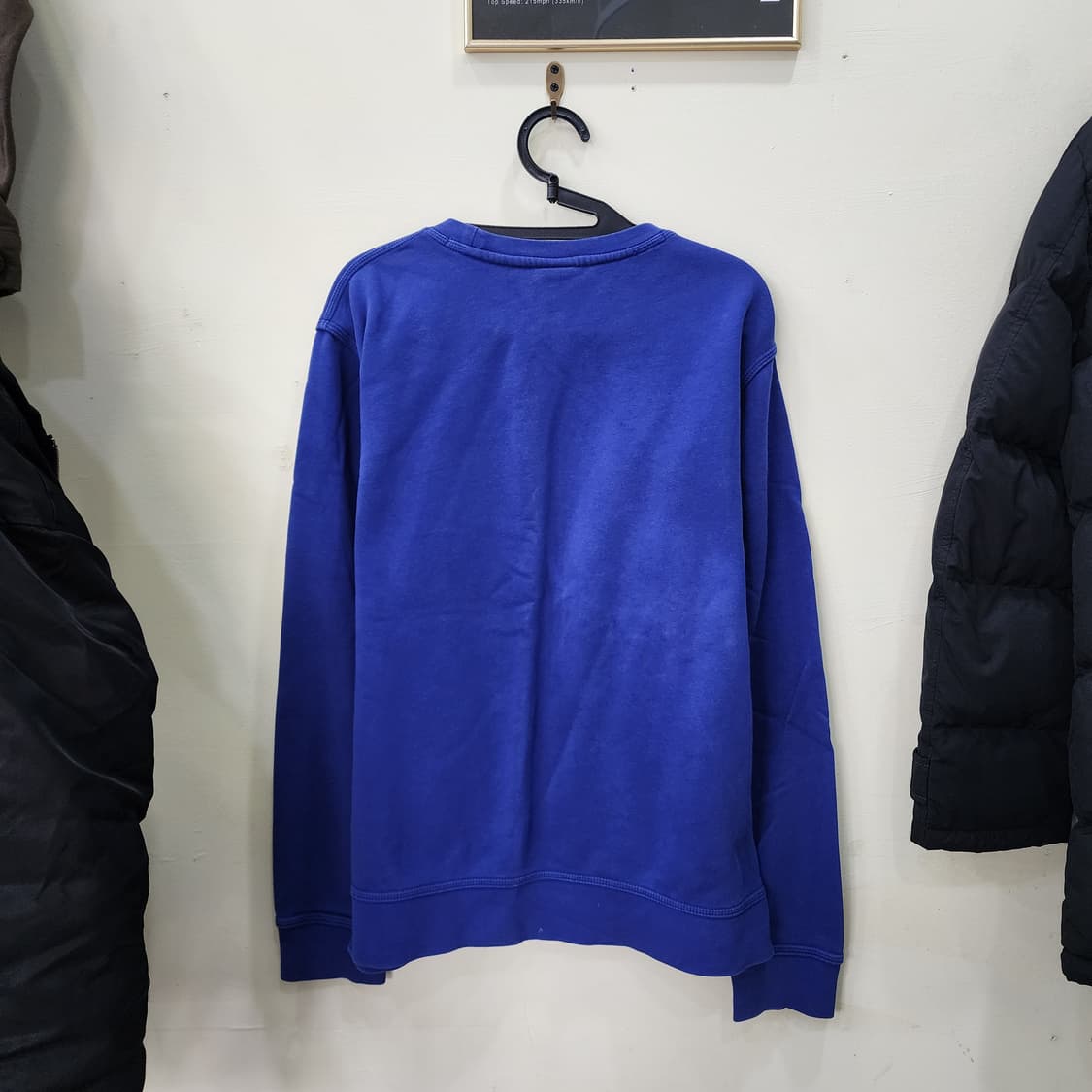 나이키 블루 미니 스우시 기모 맨투맨 상품이미지3