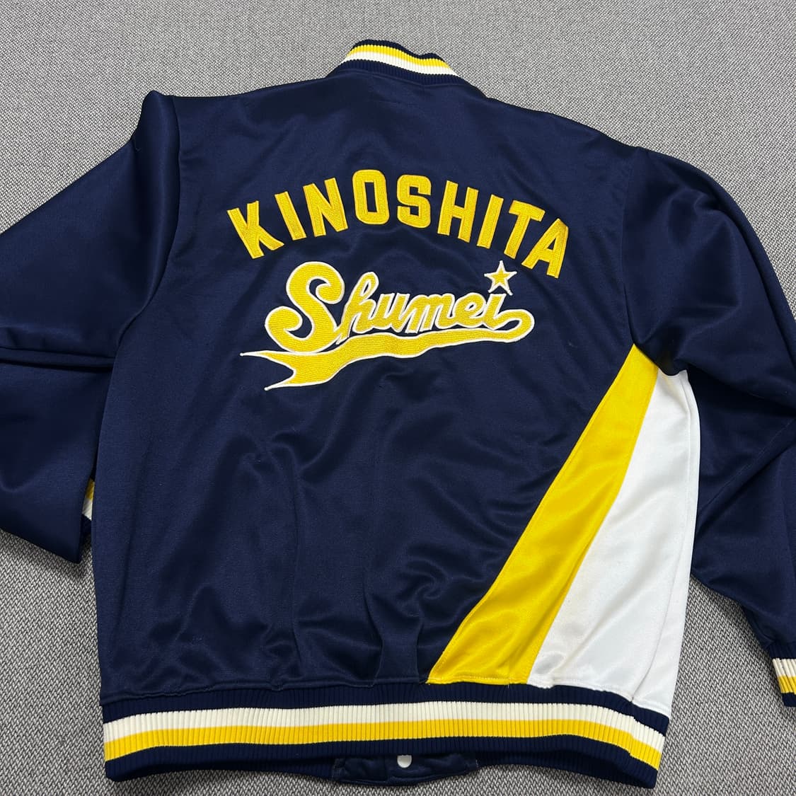 훕스타 사카이 빈티지 베이스볼 폴리 자켓 상품이미지5