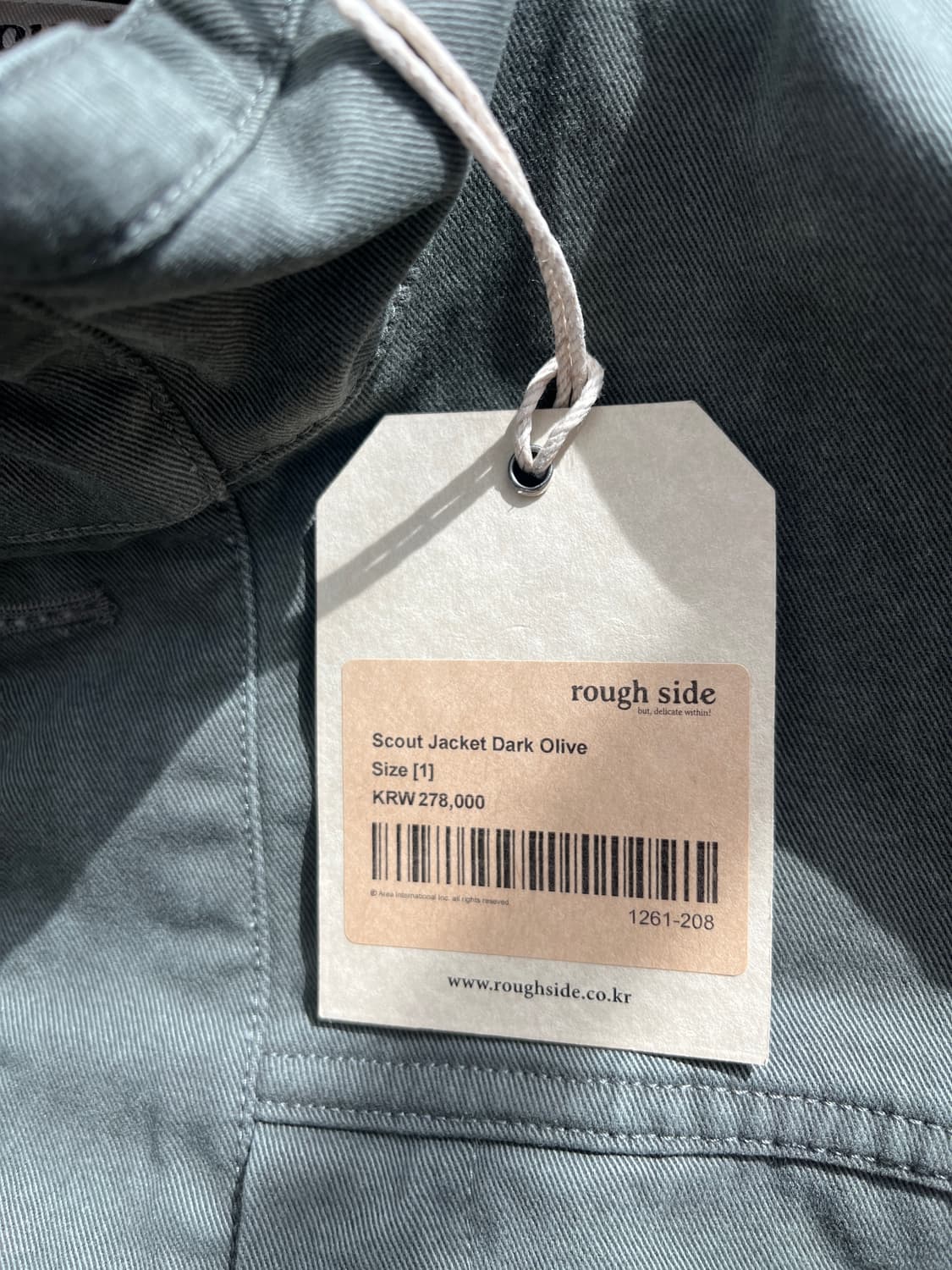 [1] 러프사이드 26ss 스카우트 자켓 다크올리브 상품이미지2