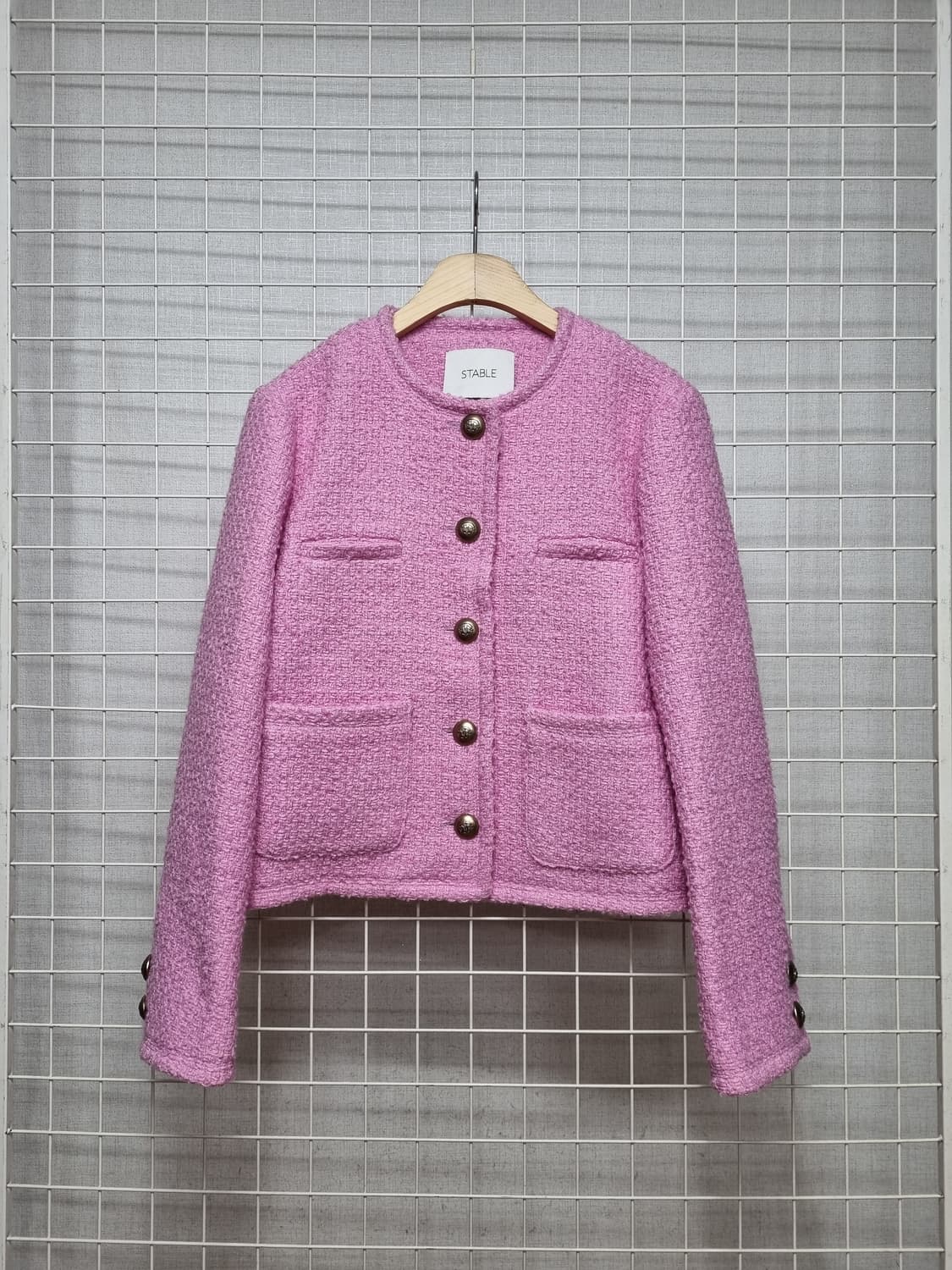 택포(새상품) STABLE 스테이블 트위드자켓 상품이미지1