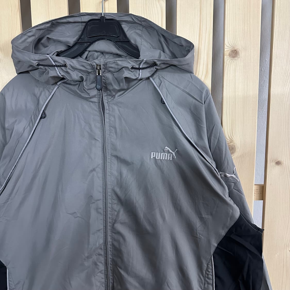 (L) 퓨마 그레이 바람막이 자켓 상품이미지4
