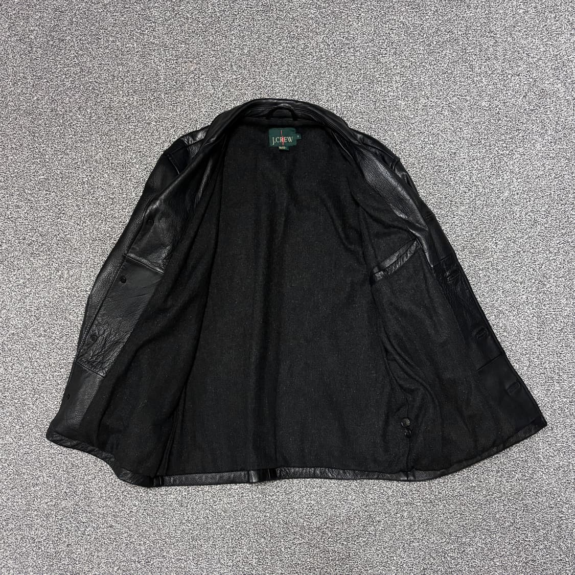 제이크루 레더 카코트 가죽자켓 상품이미지3