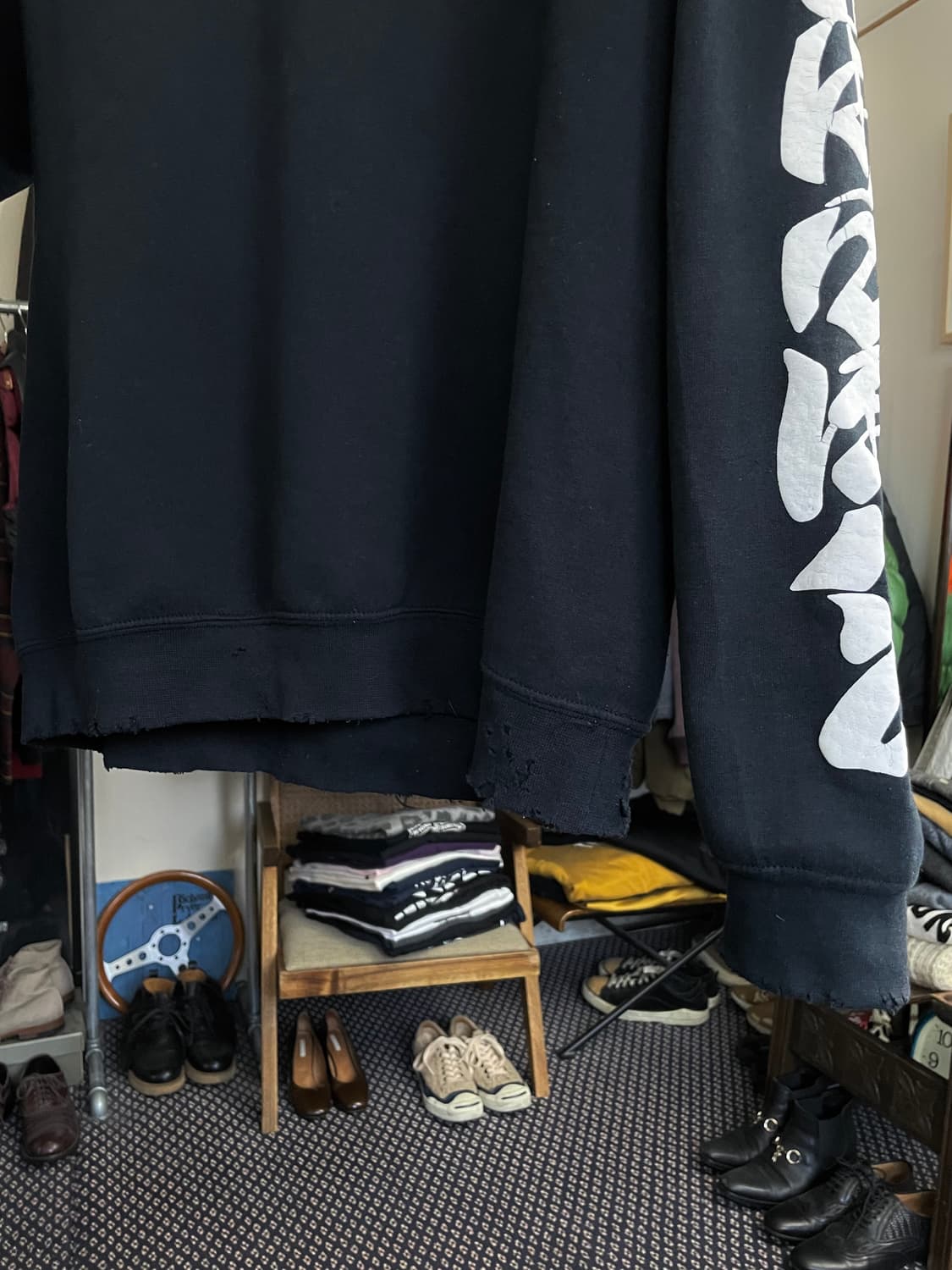 Sasquatchfabrix Damaged Sweatshirt 상품이미지5