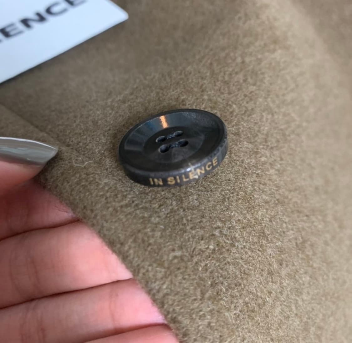 인사일런스 우먼 캐시미어 블렌드 로브 코트 S 상품이미지5