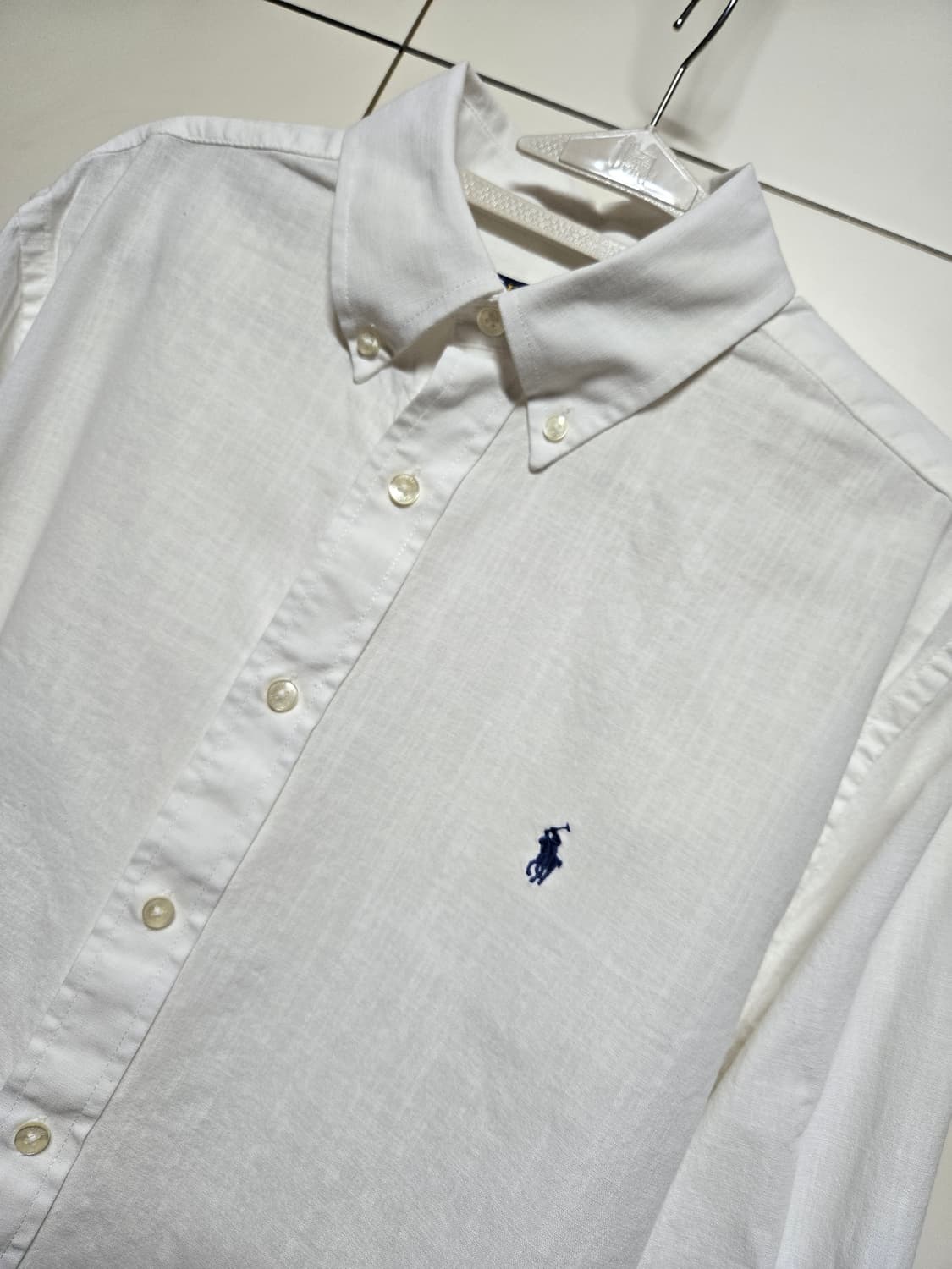 폴로 랄프로렌 남성 화이트 셔츠 상품이미지1