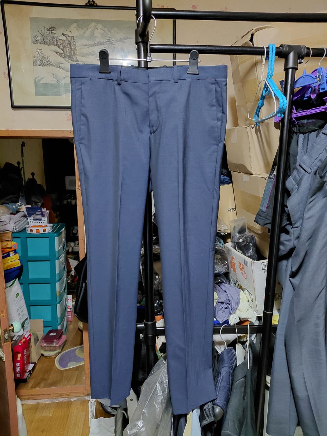 [띠어리]여름용 울100 네이비 슬렉스 31사이즈 상품이미지1