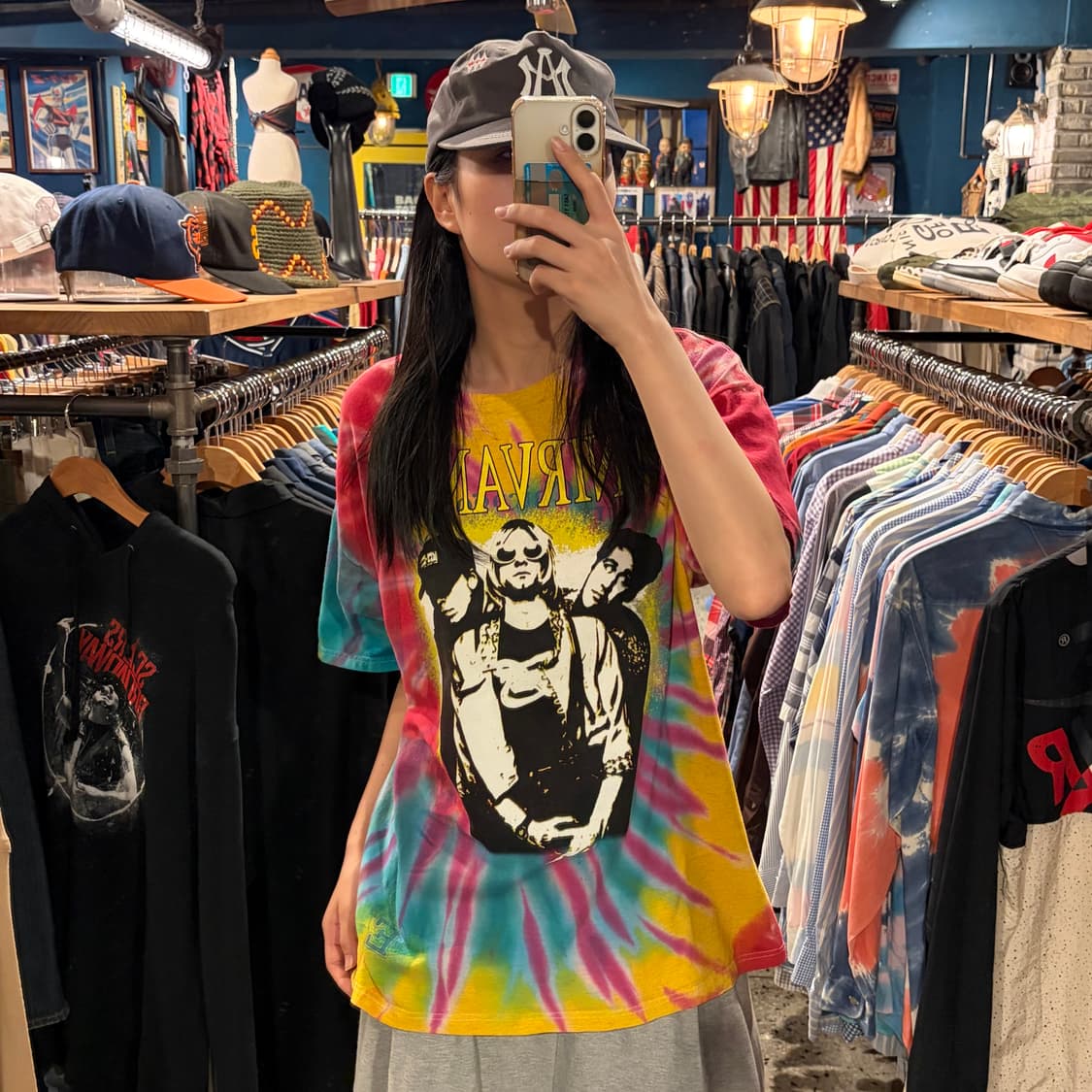 FRUIT OF THE LOOM NIRVANA 락반팔티 상품이미지2