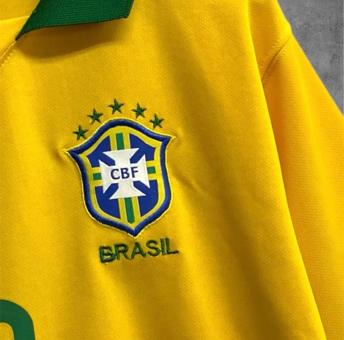 브라질 축구 카라 유니폼 L 상품이미지2