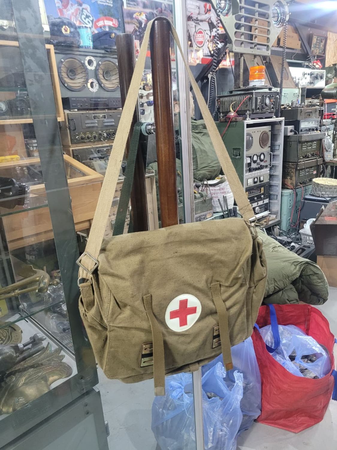 러시아군 의료용 캔버스 숄더백 상품이미지1