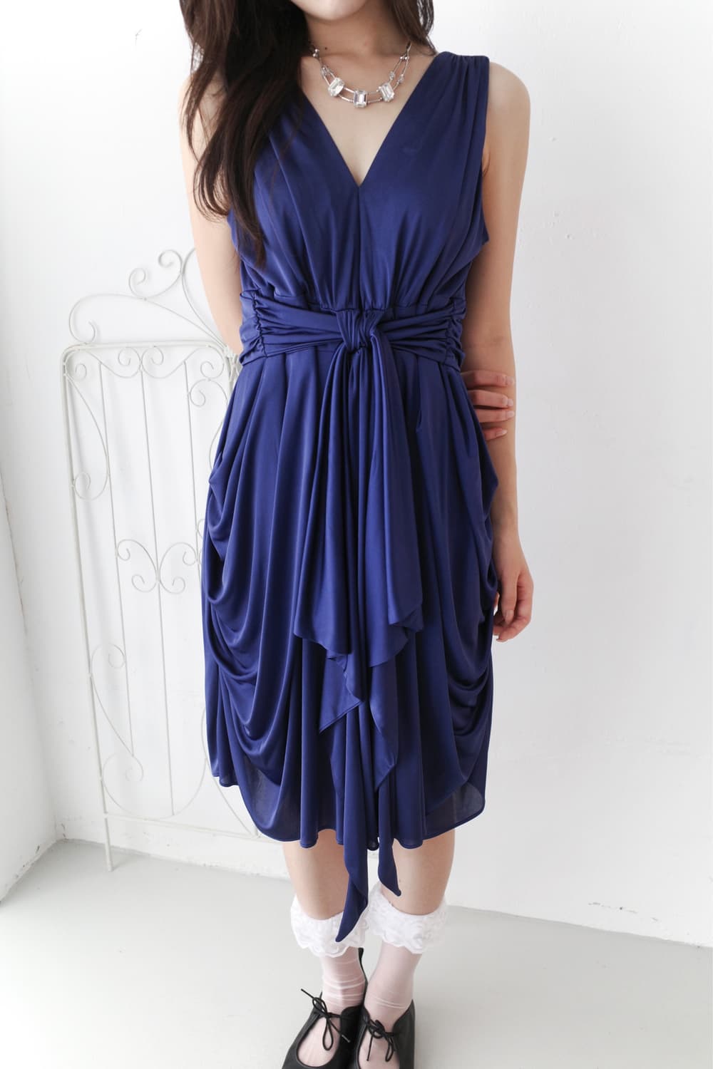 draping tie dress  상품이미지7
