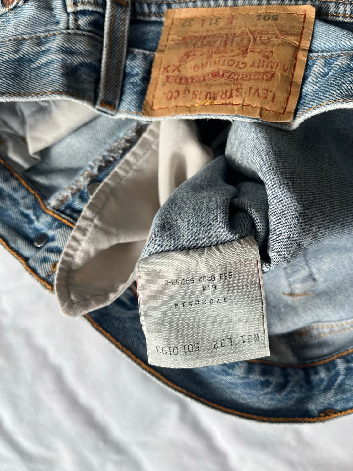 93 made in usa 리바이스 청바지 컷오프 상품이미지4