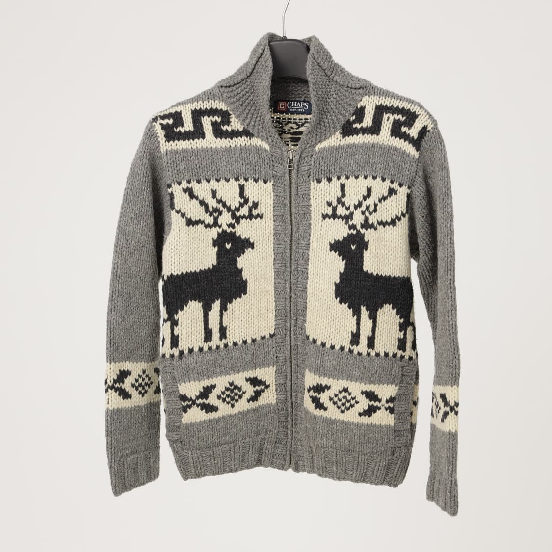 CHAPS 챕스 랄프로렌 코위찬 니트 집업 가디건 상품이미지2