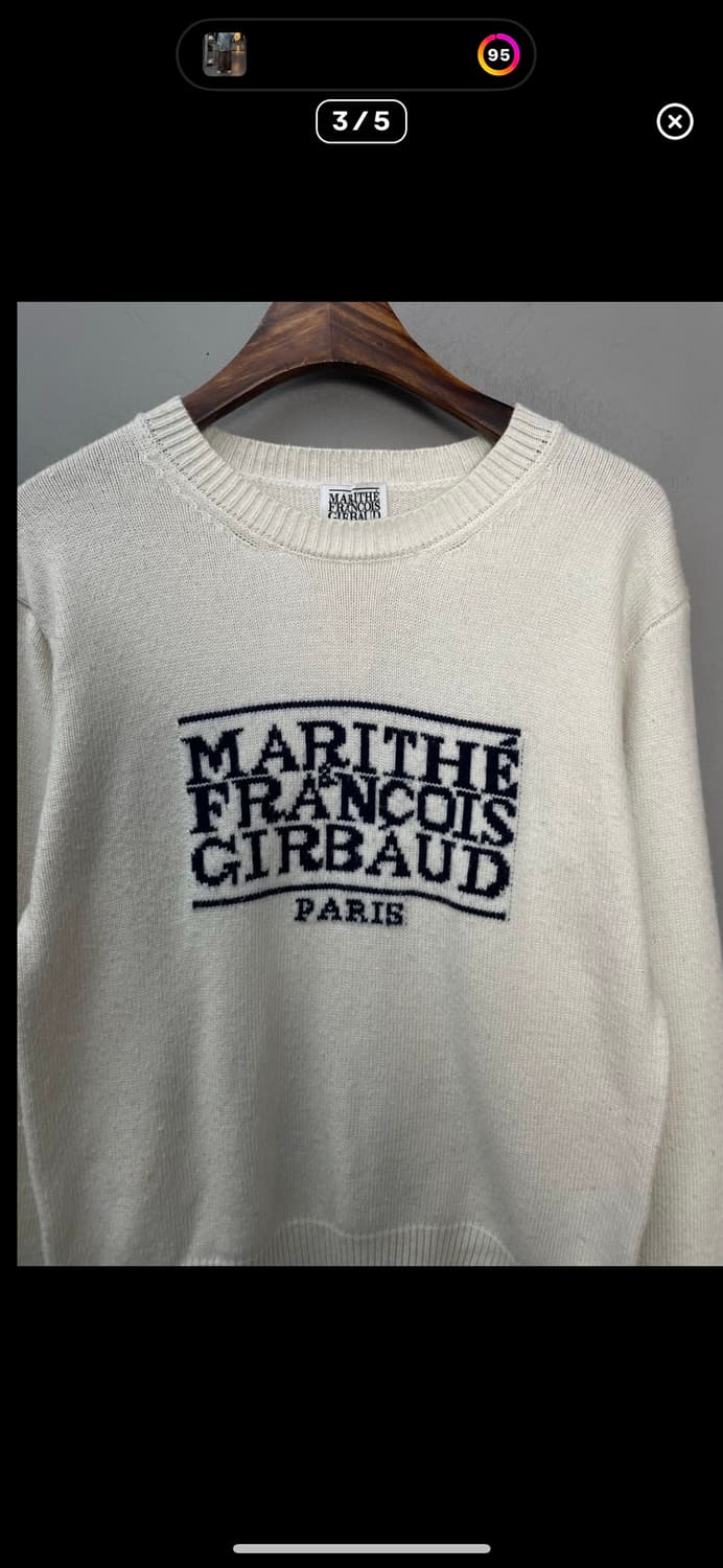 마리떼와 프랑소와 저버 클래식 로고 니트 A2931 상품이미지3