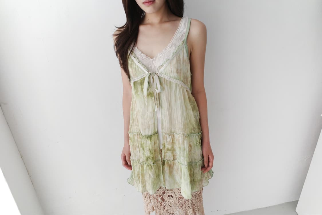 painting sha lace sleeveless 상품이미지7