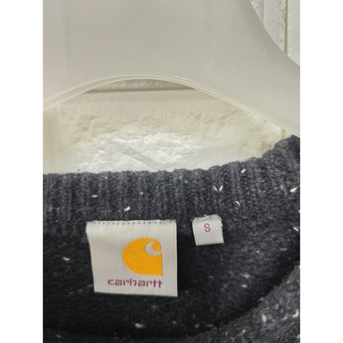 택포_ 칼하트 앵글리스틱 스웨터 블랙 S 상품이미지2