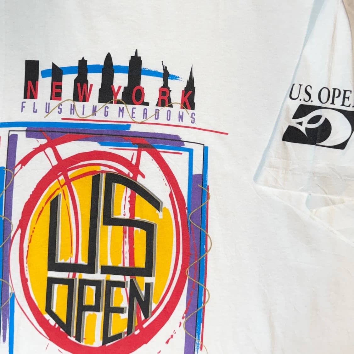 90s USA FILA 빅로고 반팔티셔츠 상품이미지5