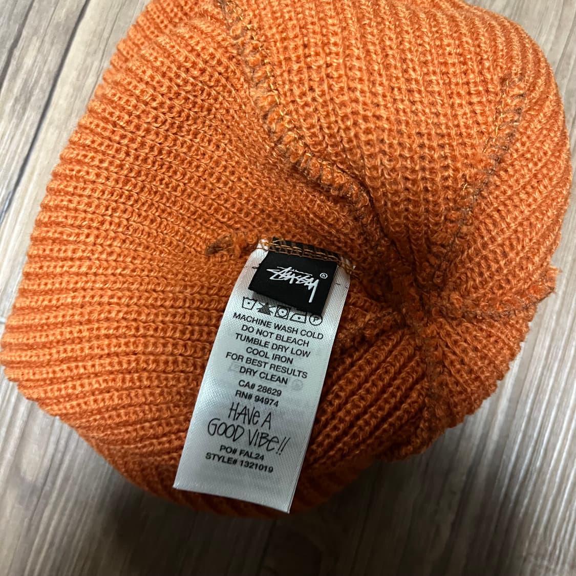 [Stussy] 스투시 오렌지 비니(새상품) 상품이미지9