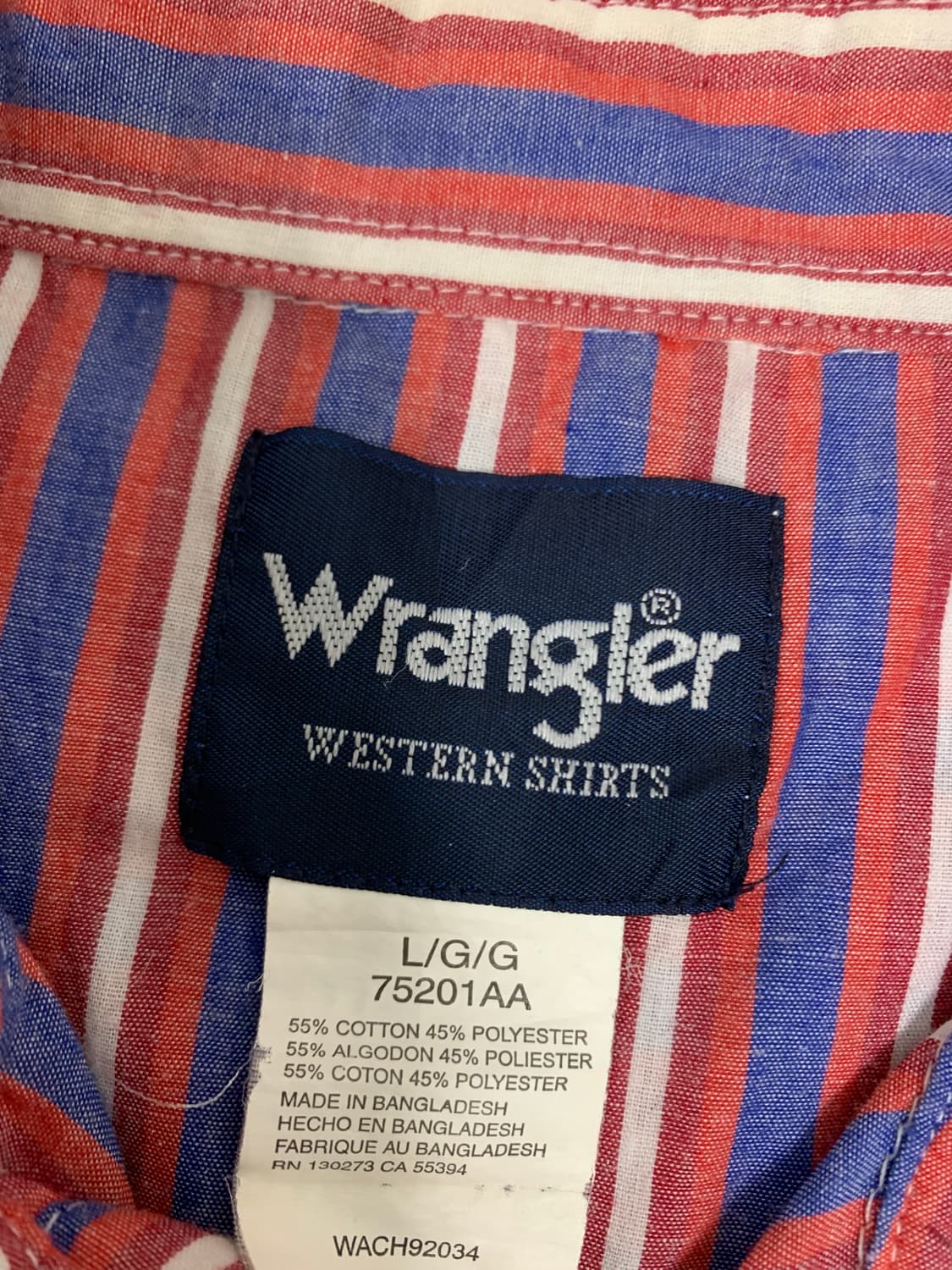 WRANGLER 웨스턴 셔츠 상품이미지1