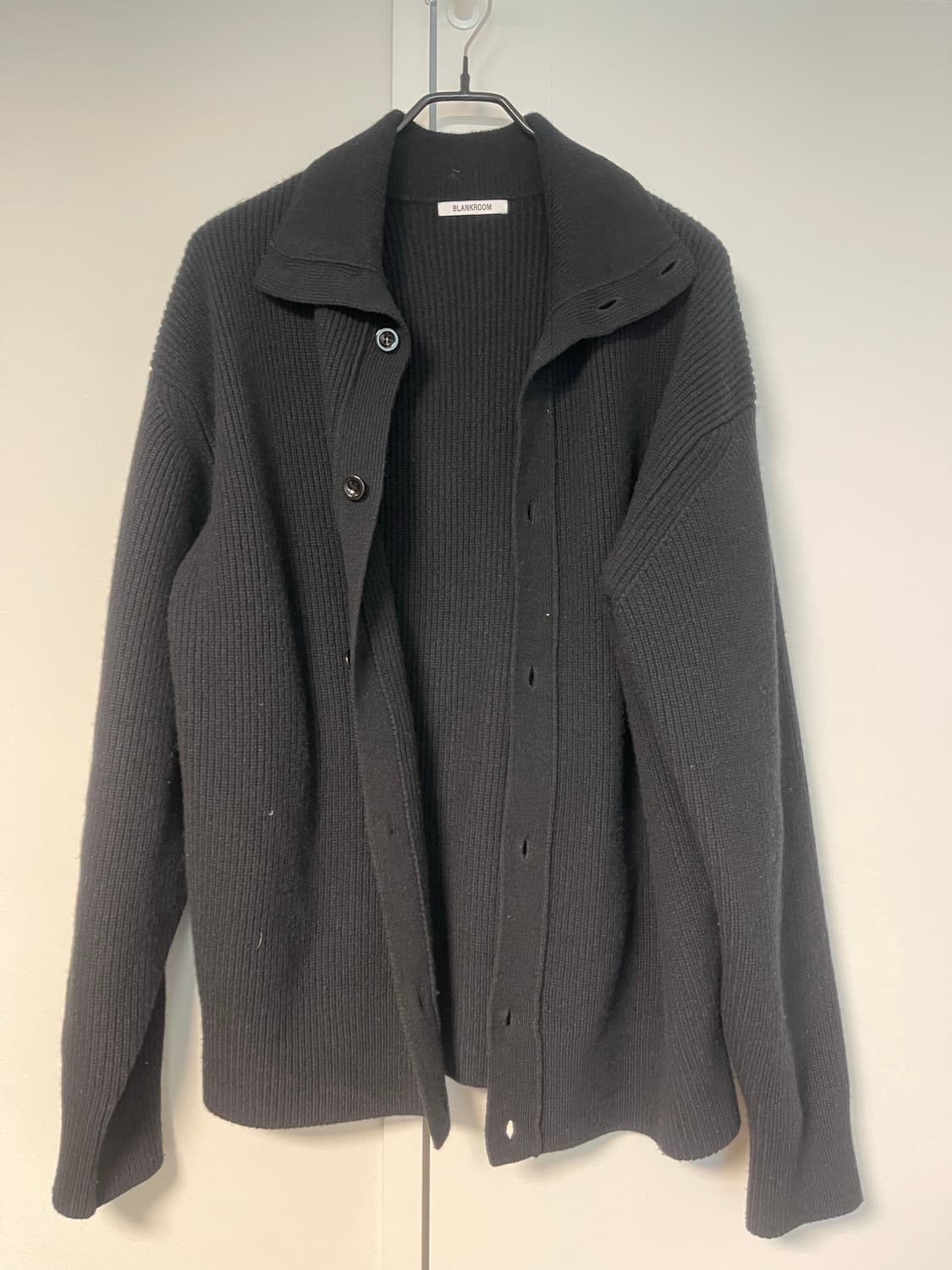 블랭크룸(Blankroom)블랙 캐시미어 니트 가디건 상품이미지6