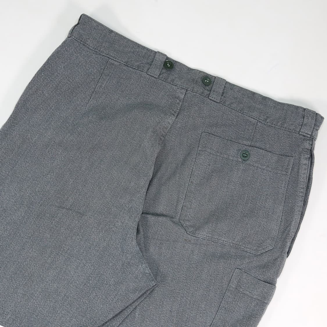 80s 스위스군 데님 팬츠 그레이 퍼티그 (34~36) 상품이미지4