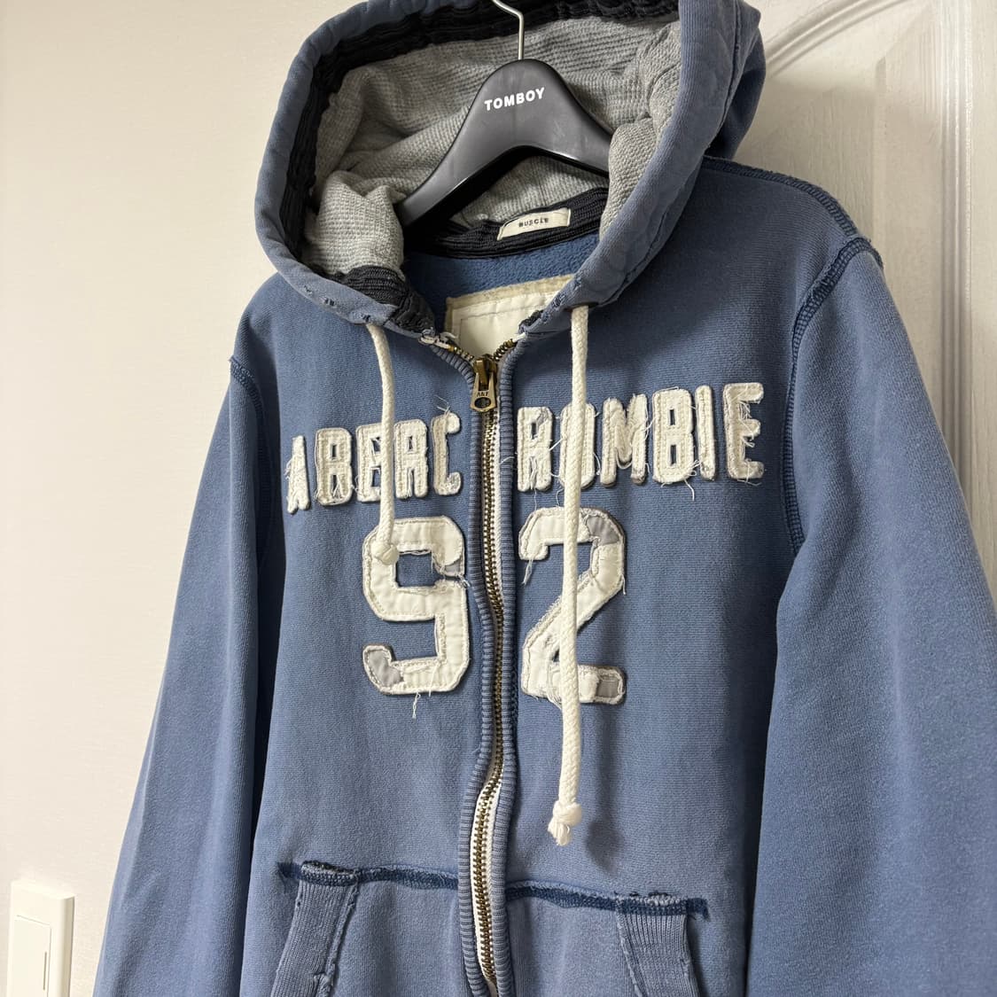 아베크롬비 하늘 후드집업 s (겨쿨 강추) 상품이미지5