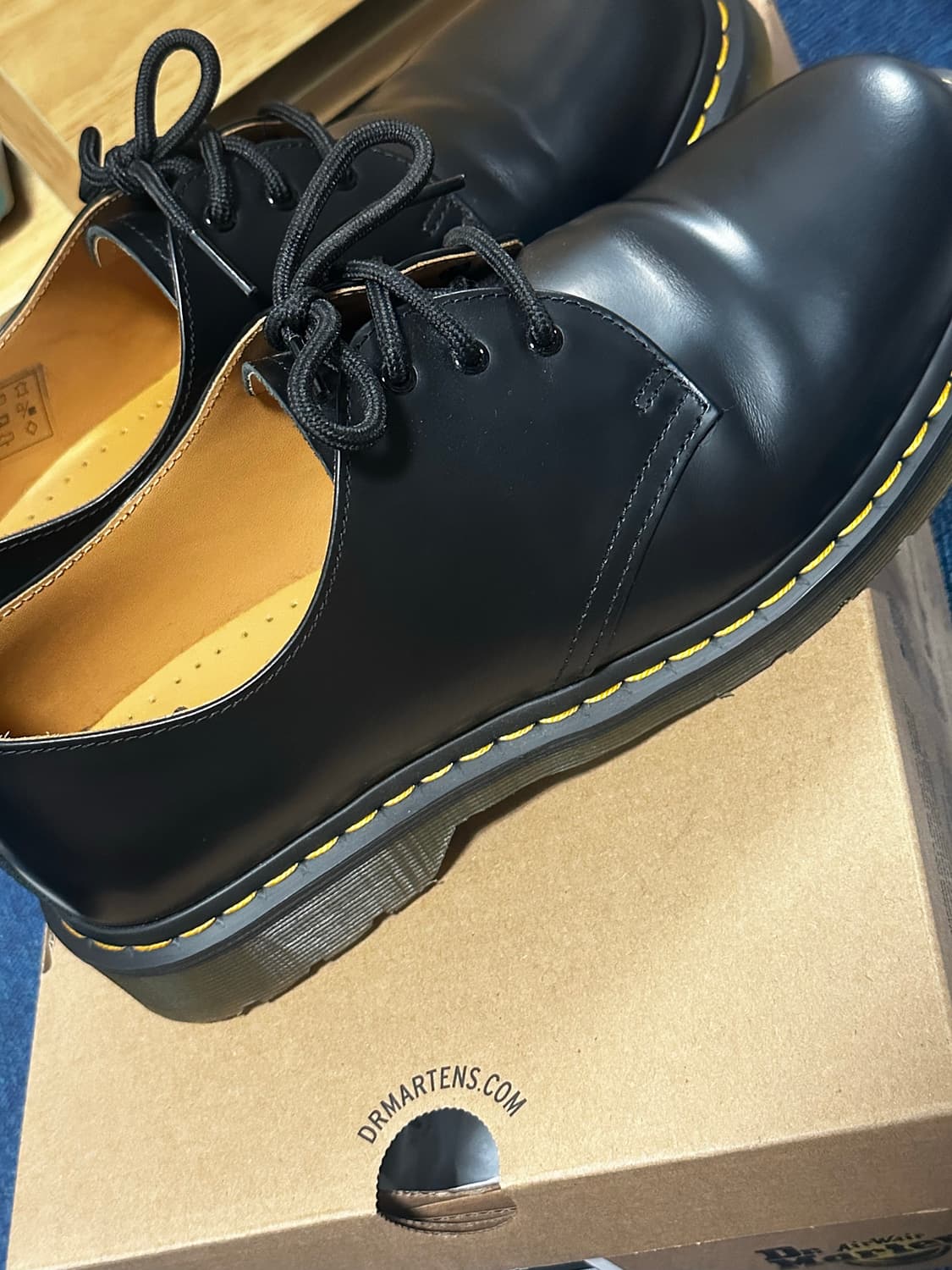 닥터마틴 1461 3홀 블랙스무스 270 상품이미지5
