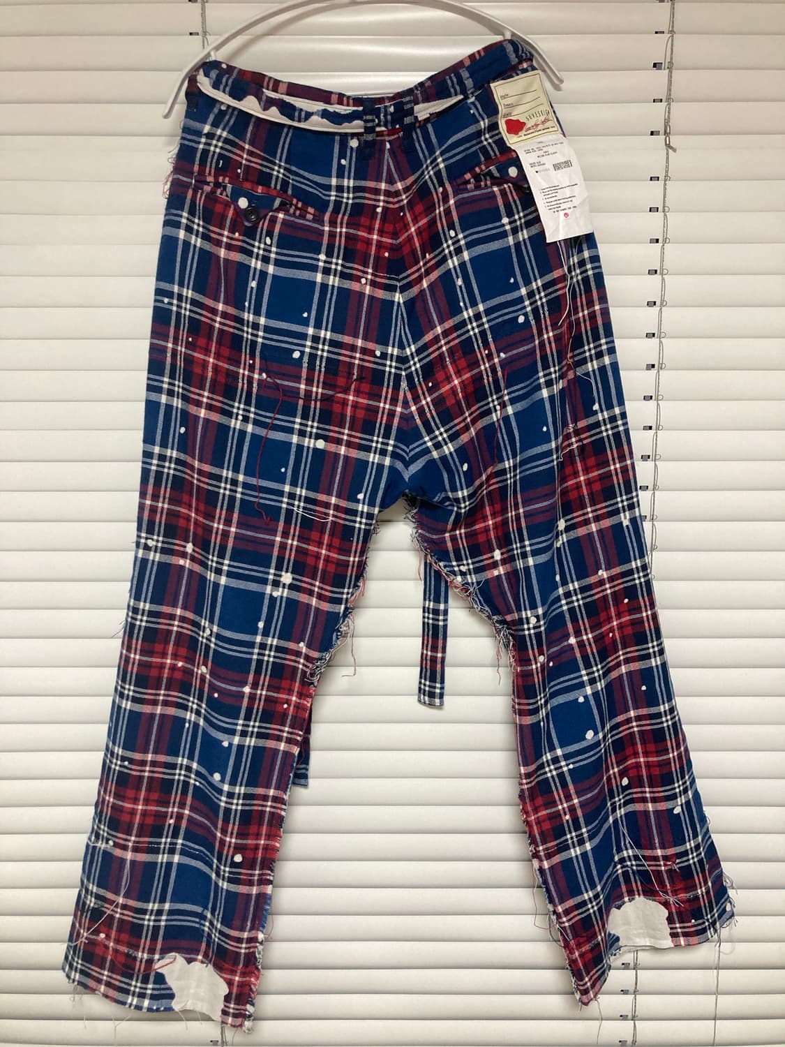 [L]세브식 sevsking melting plaid pants 블루 상품이미지2