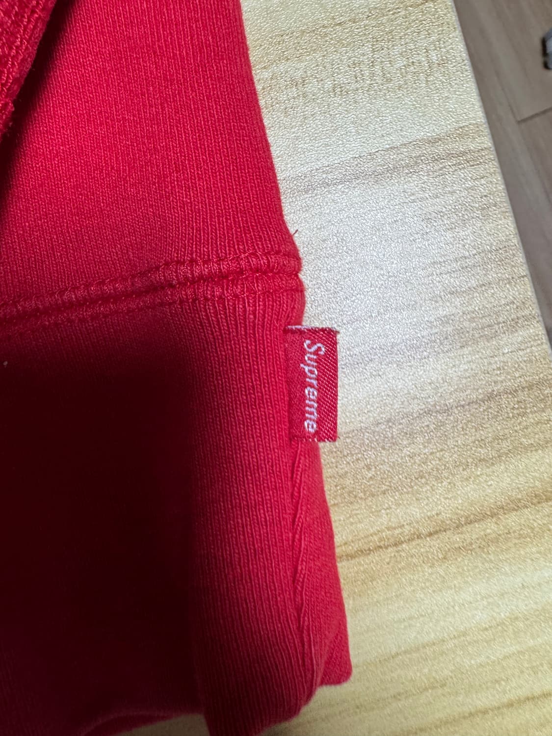 슈프림 S로고 크루넥 맨투맨 레드 L 상품이미지8