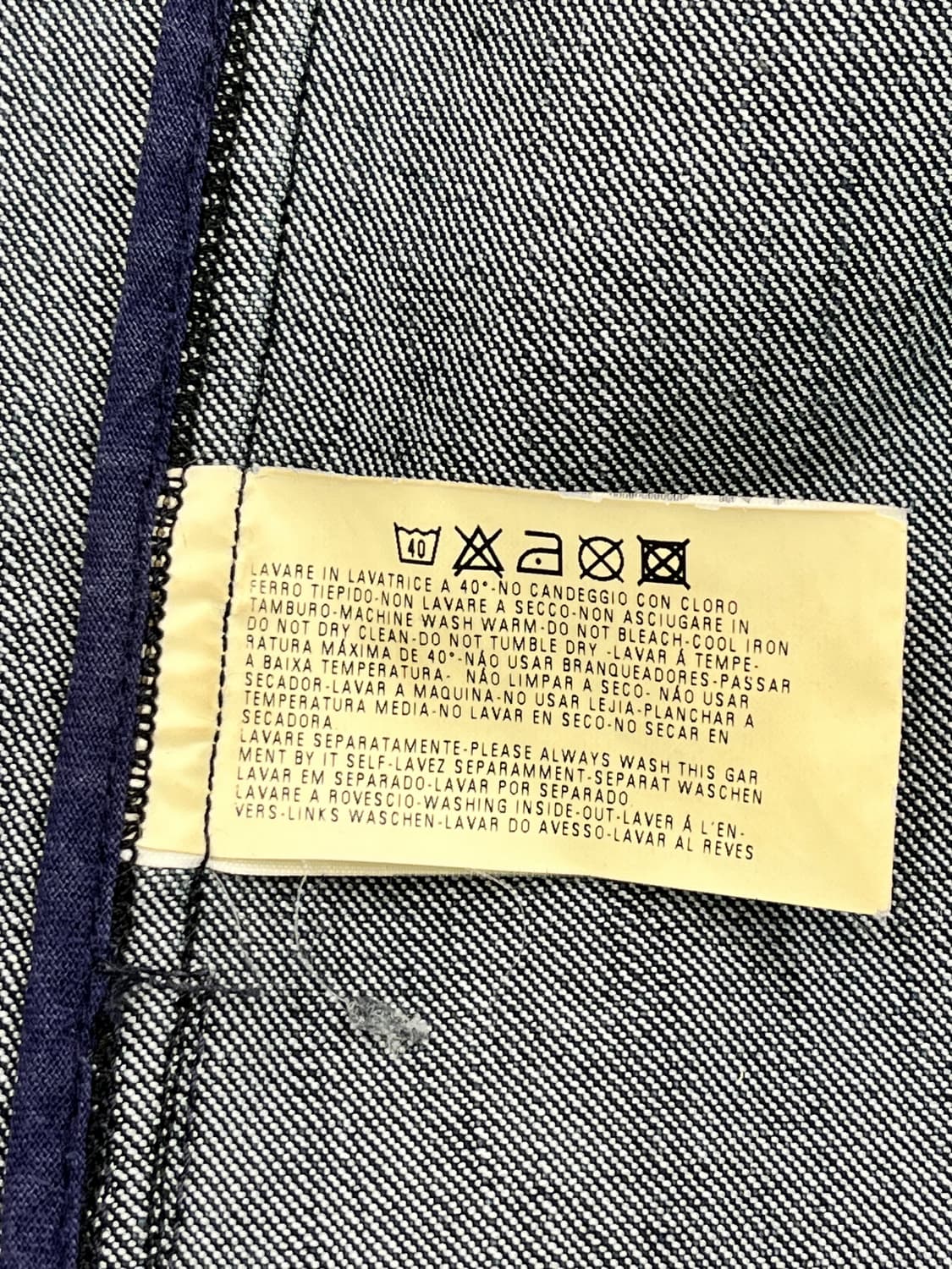 아르마니 진스 프린지 데님 집 자켓 상품이미지8