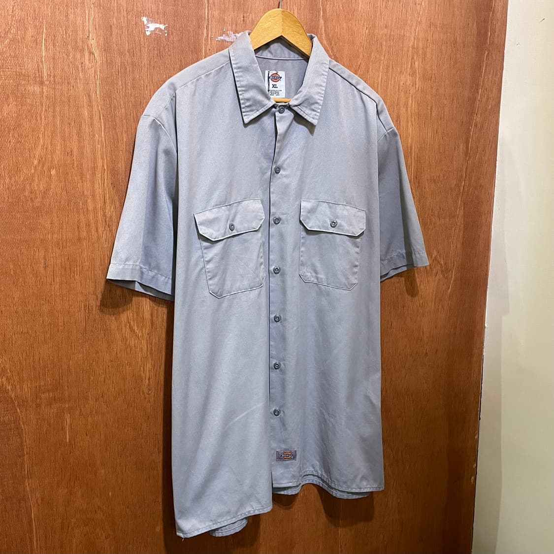 (XL) Dickies 디키즈 반팔 워크 셔츠 그레이  상품이미지3