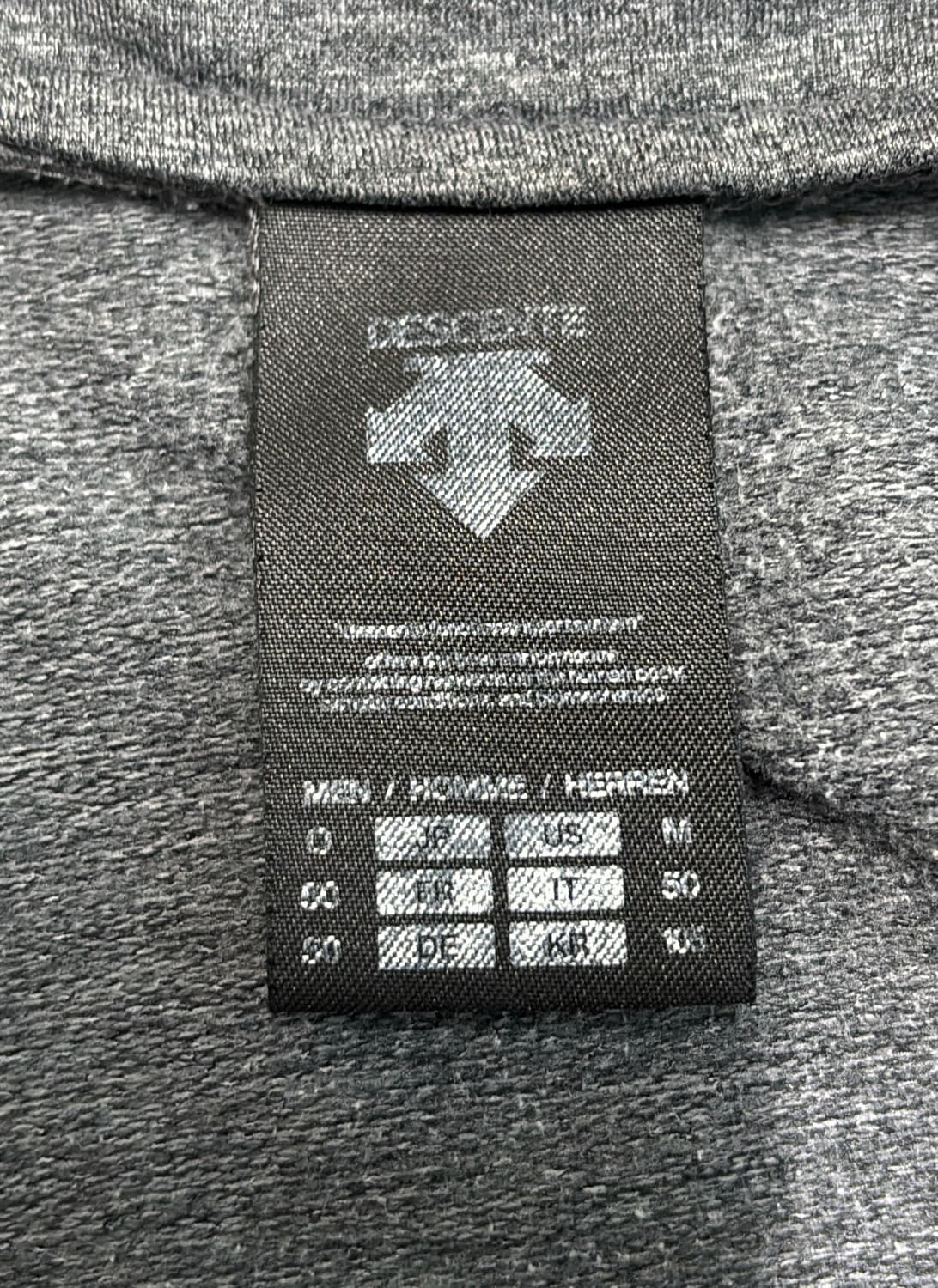 데상트 져지 그레이 L 봄 가을 겨울용 상품이미지5