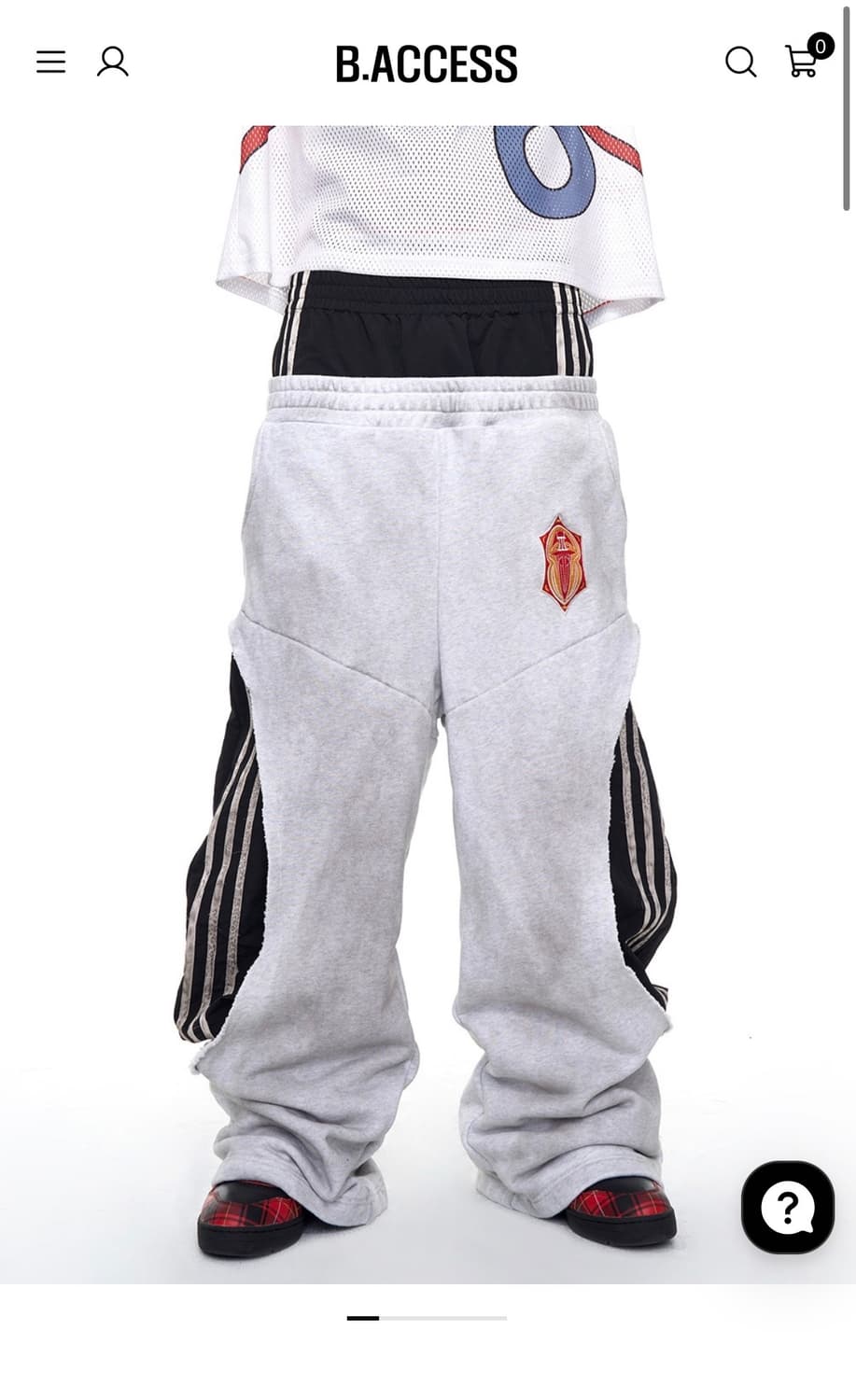 Fourth3ex Layered Sweatpants 상품이미지3