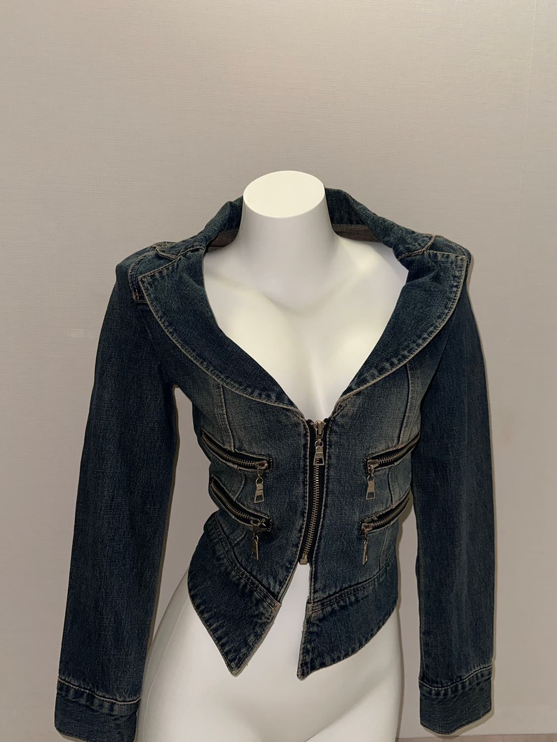 빈티지 청 자켓 상품이미지2