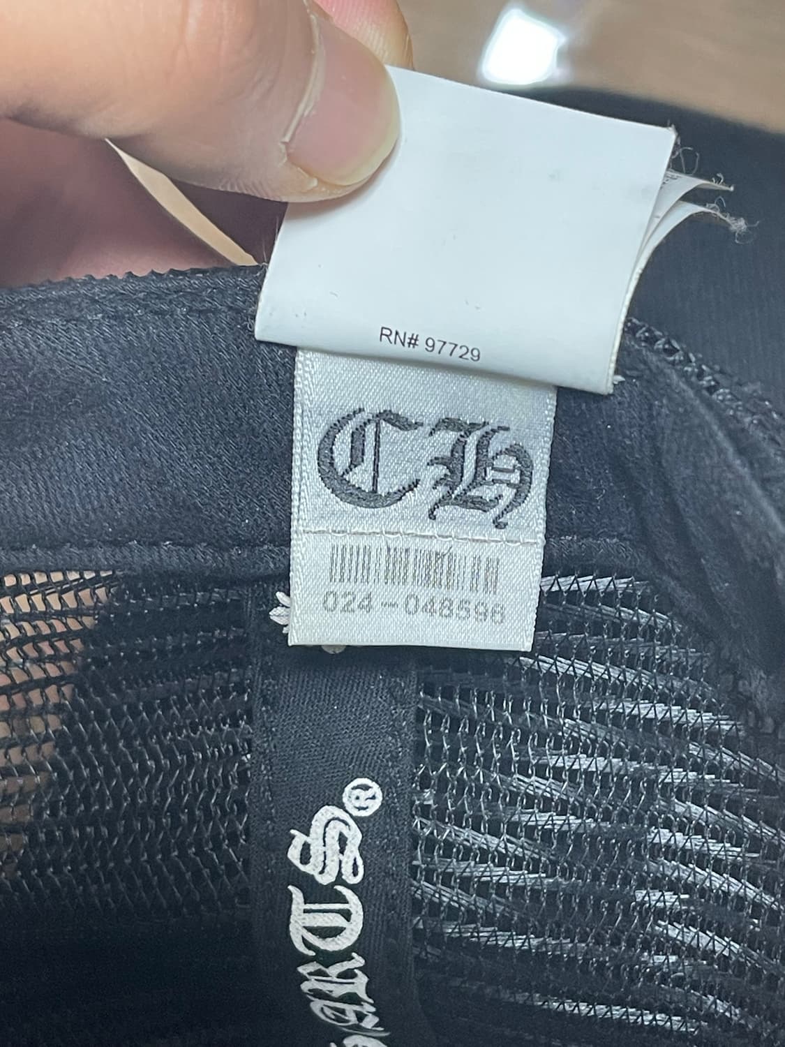 크롬하츠 블랙 패치 메쉬캡 상품이미지8