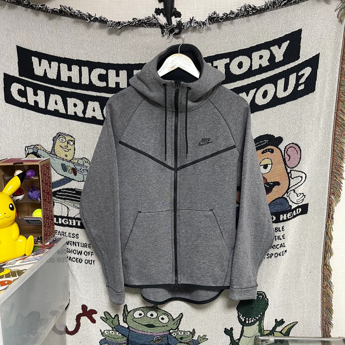 나이키 테크팩 후드집업 그레이 상품이미지1