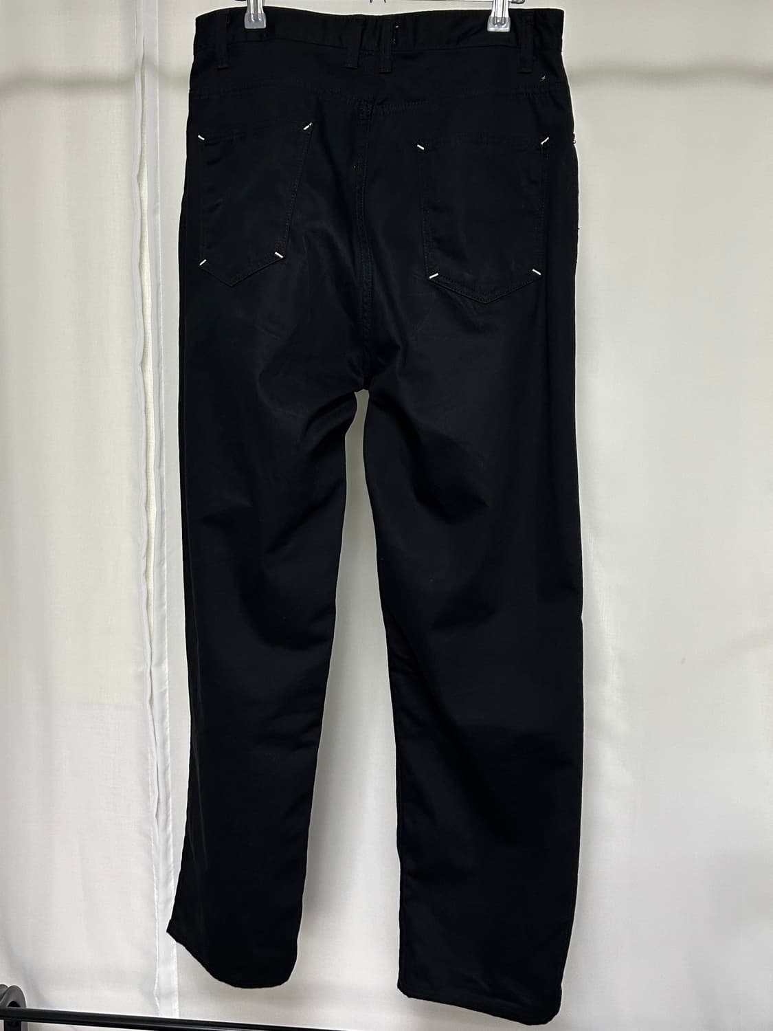 백포켓 스티치 코튼 와이드 팬츠 상품이미지3