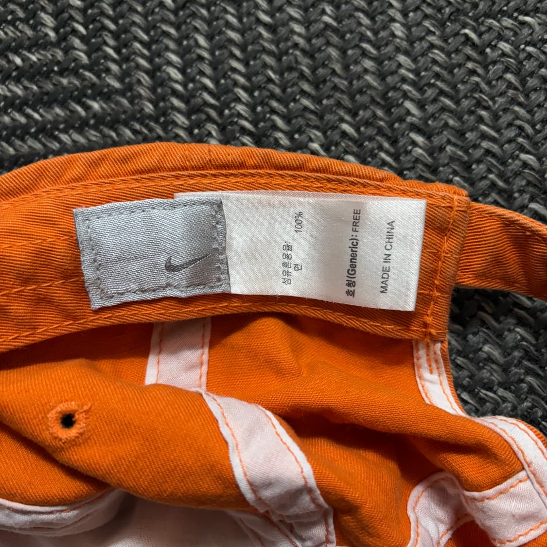 나이키 헤리티지86 오렌지 모자 (OS) 상품이미지4