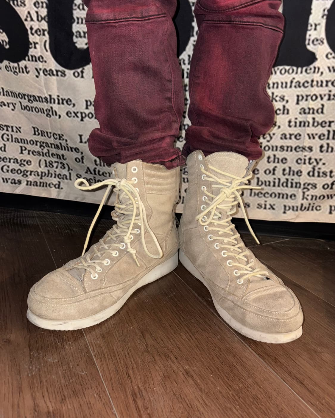 5351 pour les hommes Suede highcut boots 상품이미지3