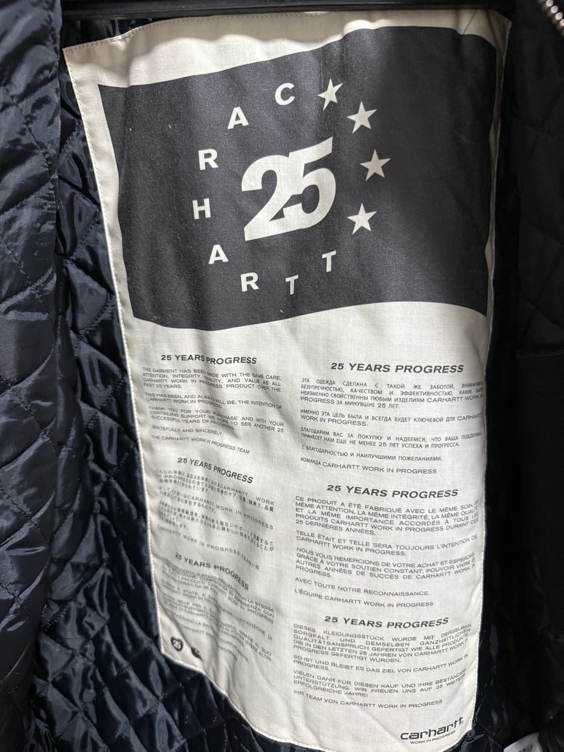 [S] 칼하트wip 25주년 산타페자켓 블랙 상품이미지3