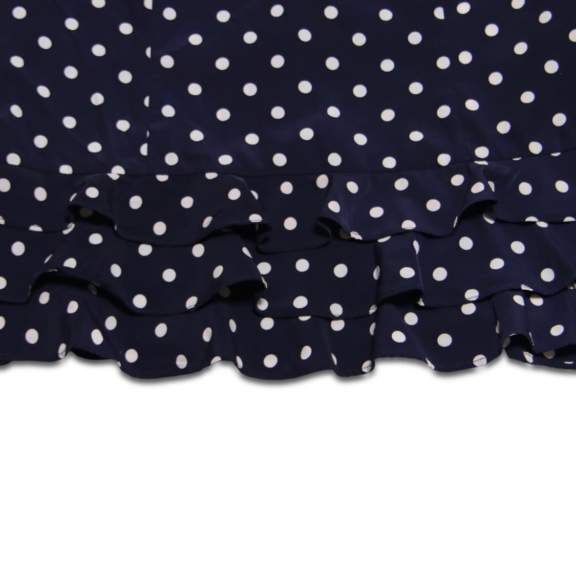 Navy Frill Dot blouse 상품이미지2