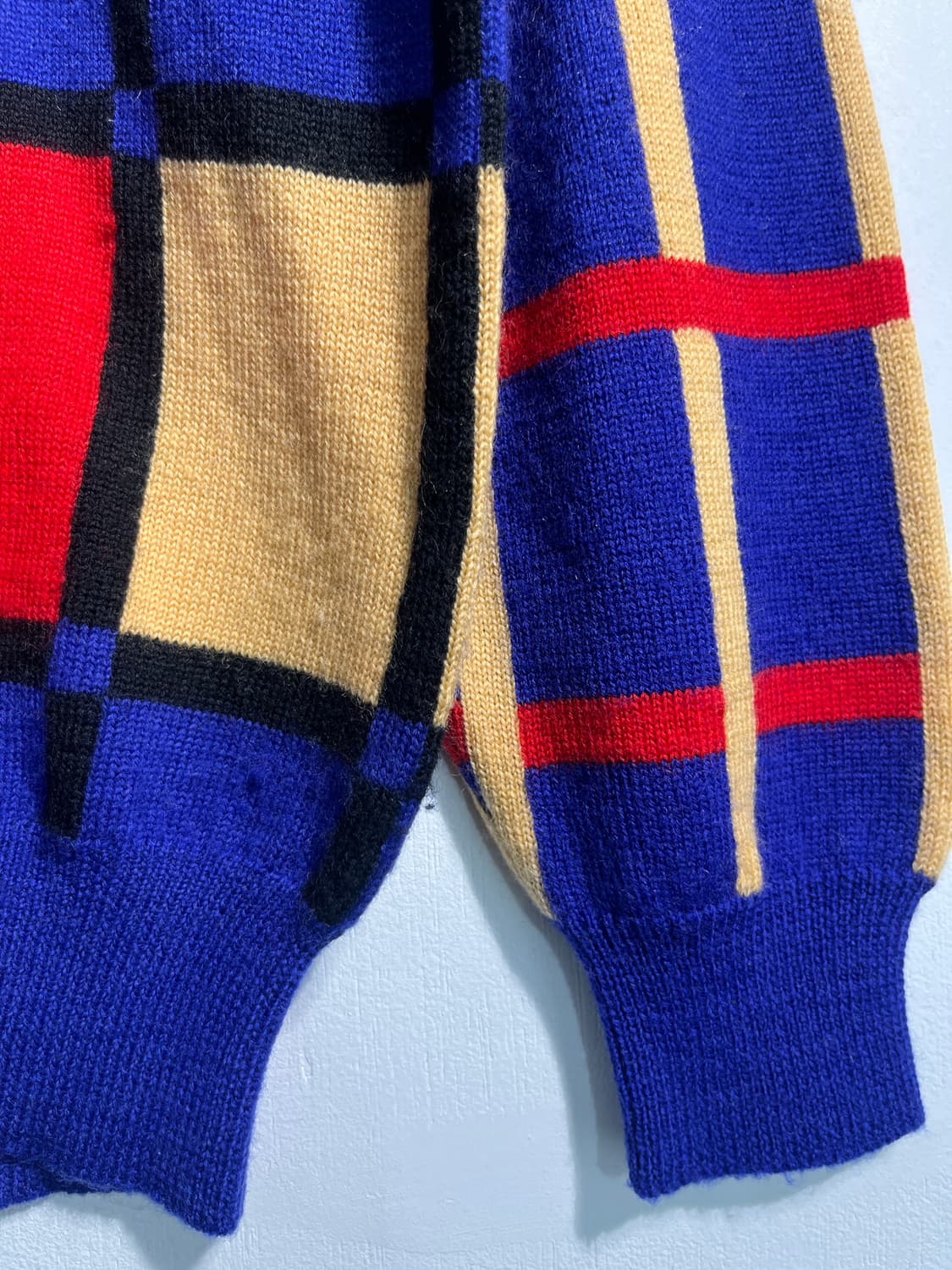Wool 100% 멀티컬러 니트 울100 상품이미지5