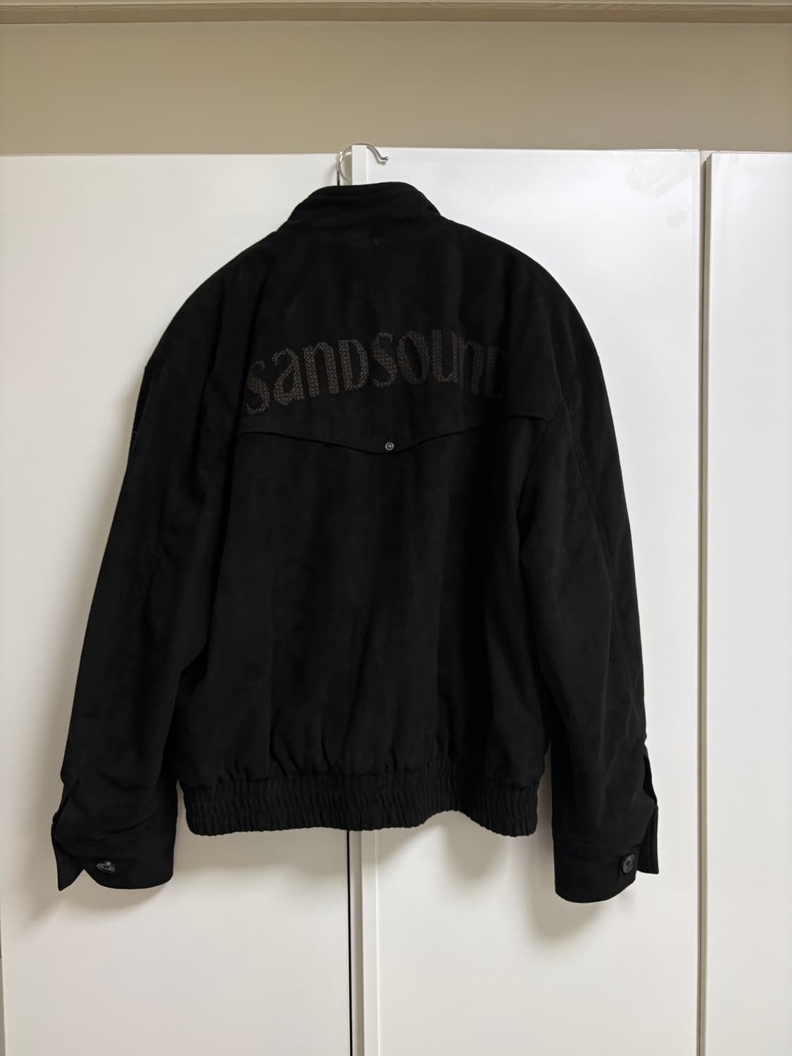 샌드사운드 스웨이드 블루종 블랙 상품이미지4