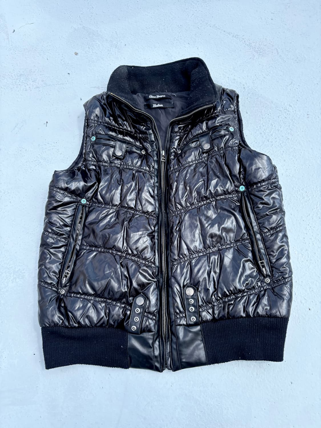 “Vintage” 00‘s Design Gimmick Leather De 상품이미지1