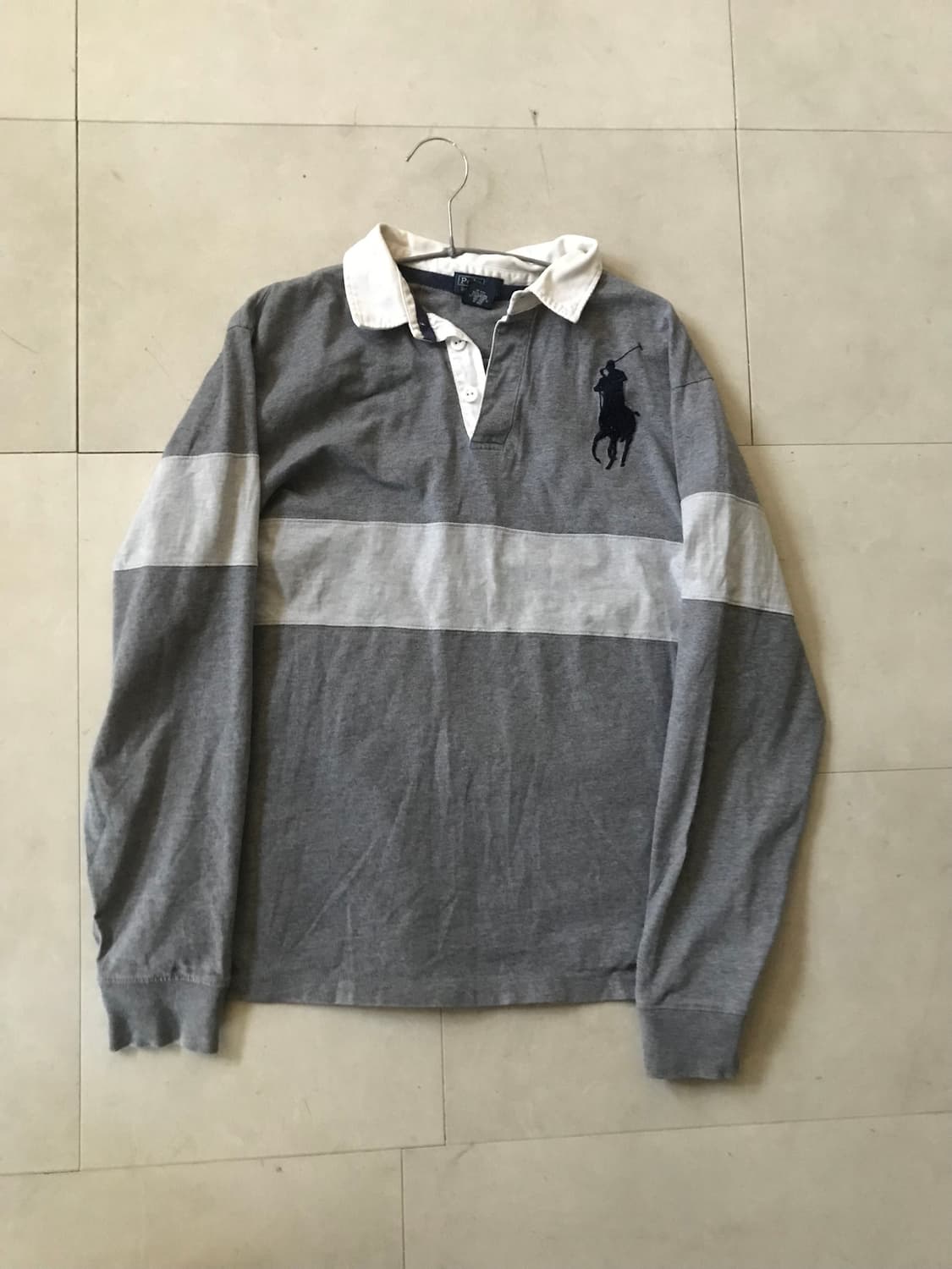폴로 그레이 빅포니 럭비티셔츠 상품이미지8