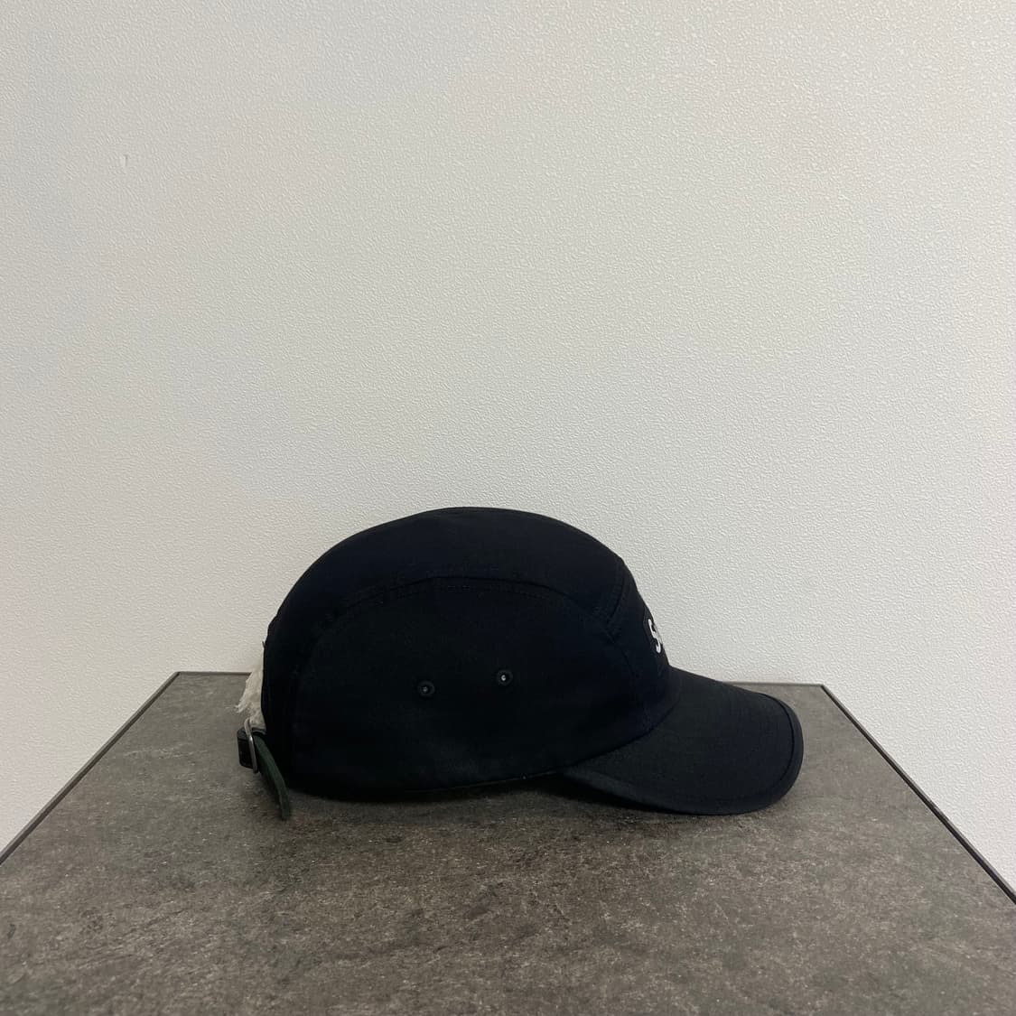 슈프림 워시드 블랙 박스로고 캠프캡 모자 상품이미지3