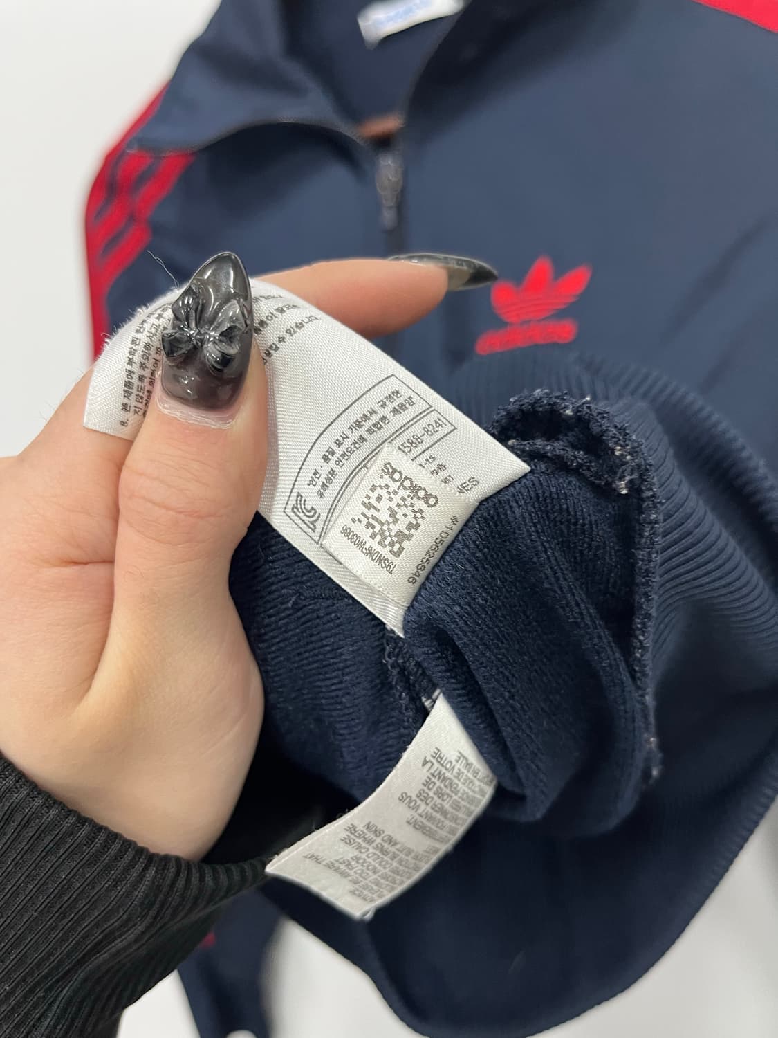 아디다스 네이비레드 파이어버드 져지 트랙탑  상품이미지5